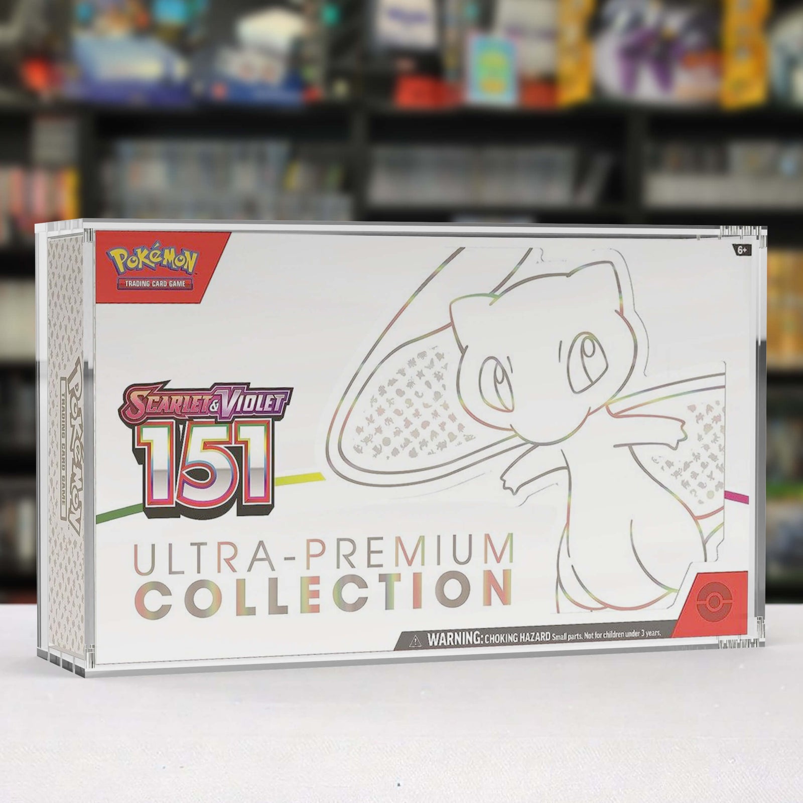 Acrylic Case Display for Pokemon 151 Scarlet & Violet Ultra-Premium Collection Box