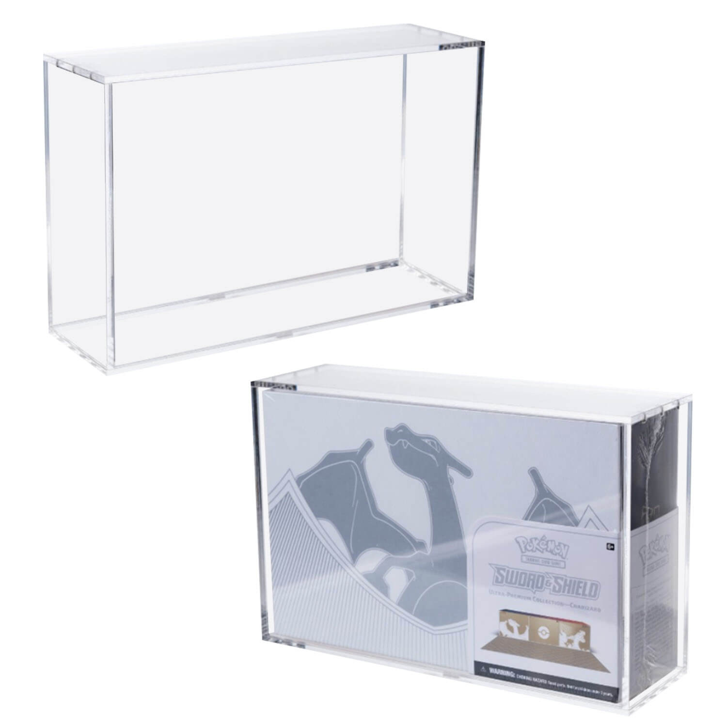 
Acrylic Case Display for Pokemon TCG UltraPremium Collection Charizard Pack of 1