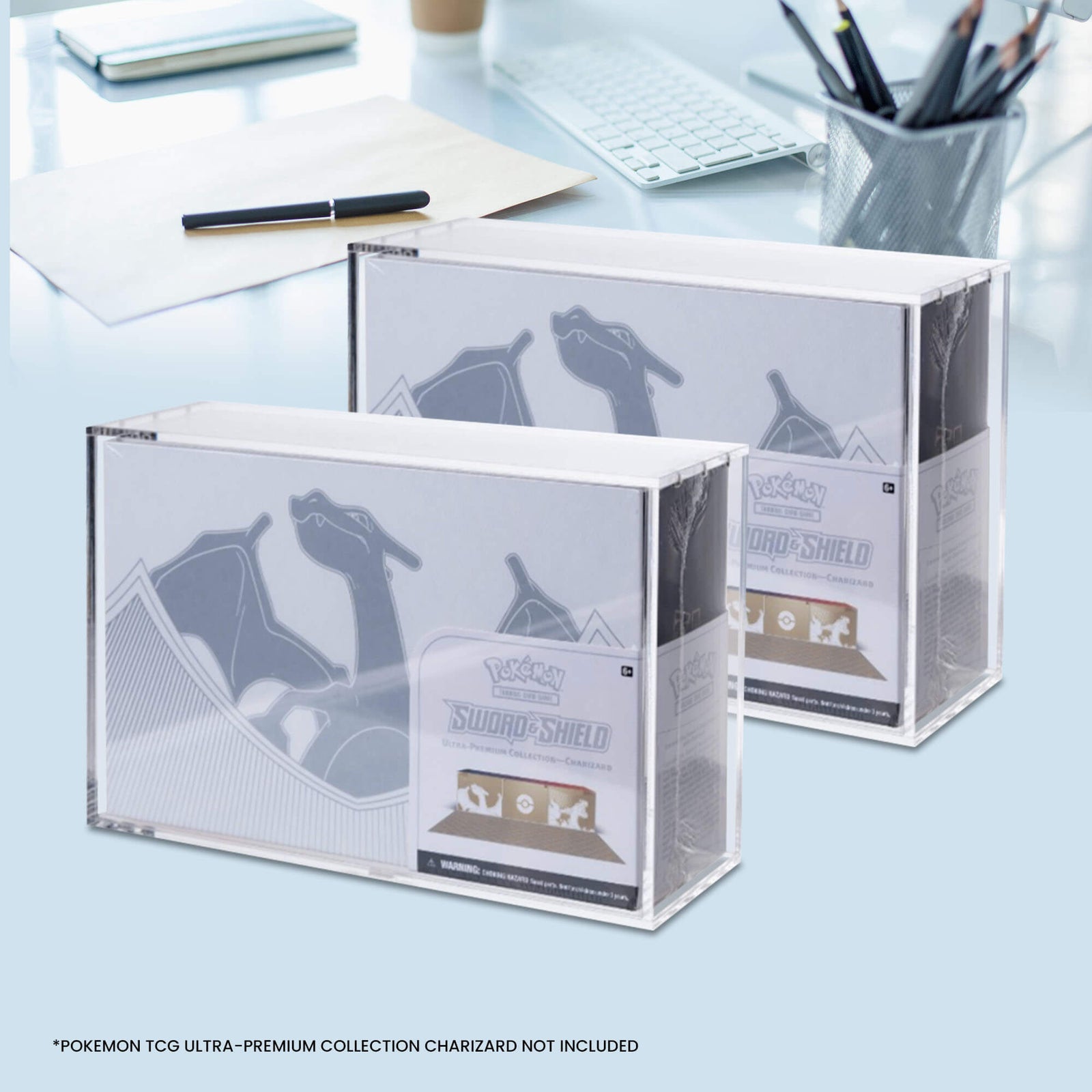 Acrylic Case Display for Pokemon TCG UltraPremium Collection Charizard Pack of 1