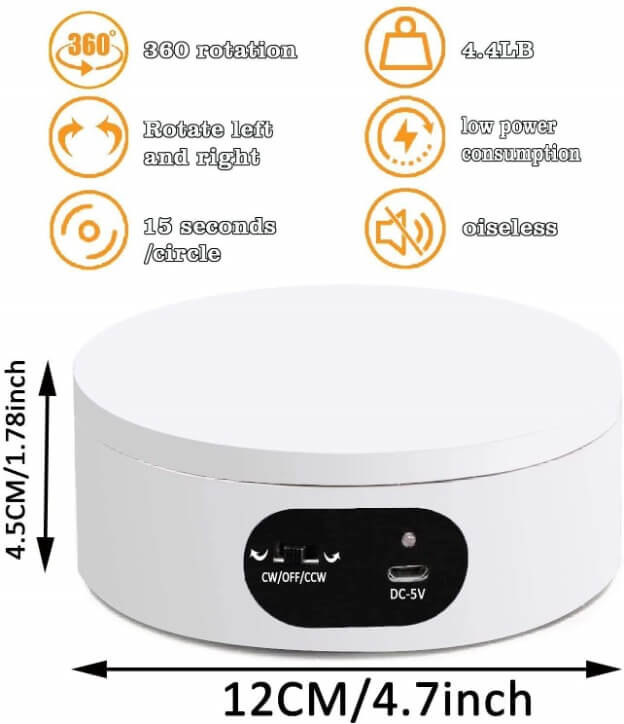 360 Degrees Automatic Rotating Display