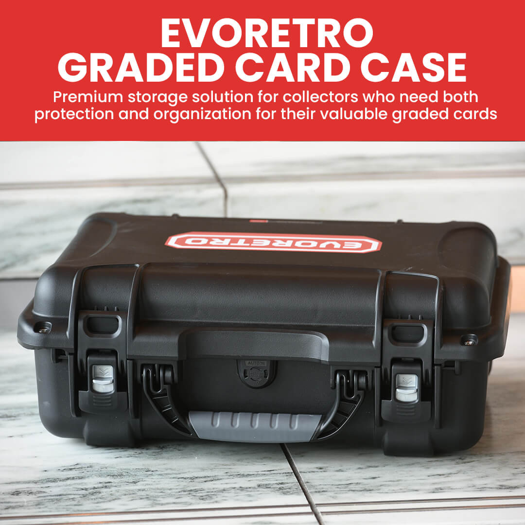 EVORETRO Premium Graded Waterproof Card Case Fortress XL