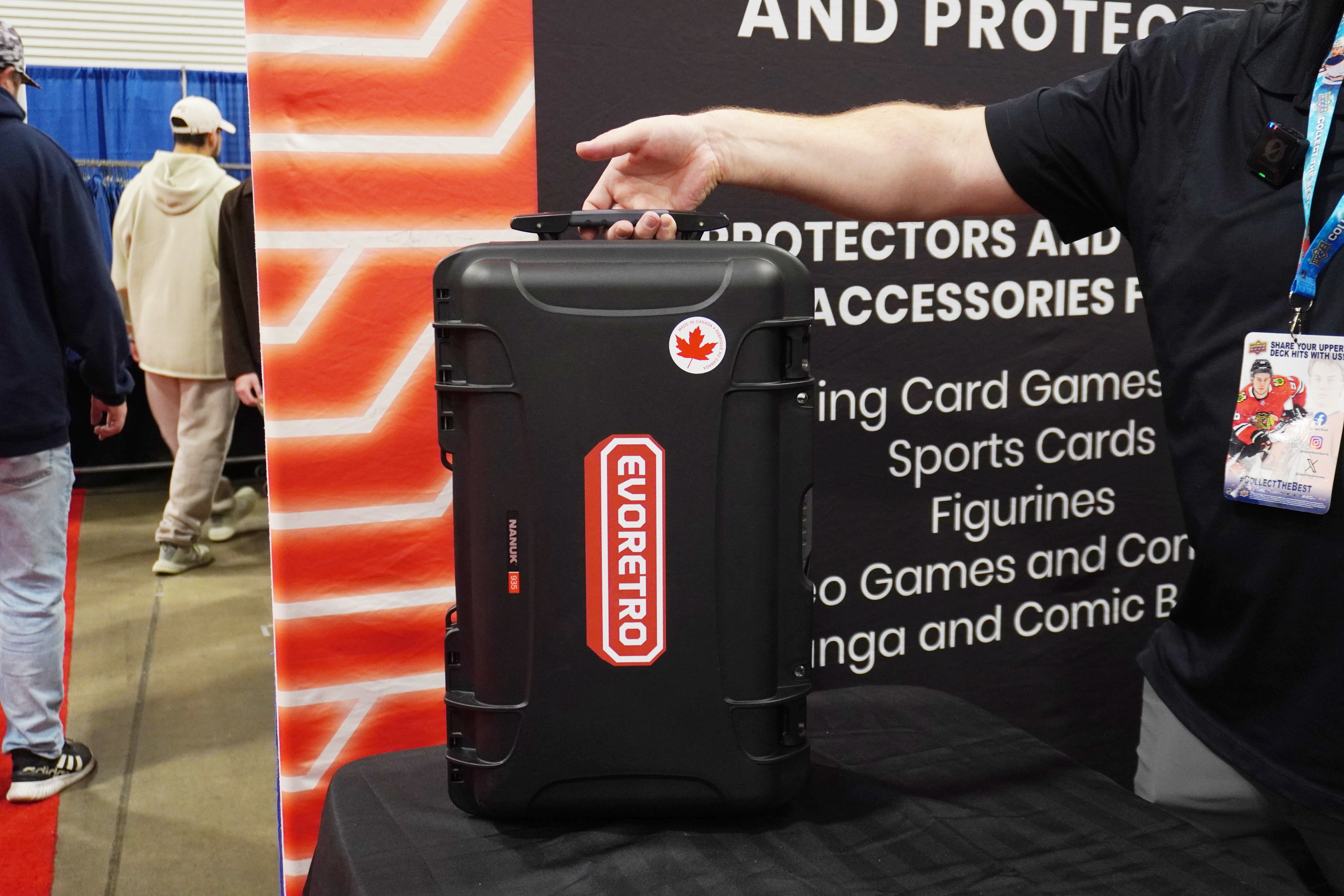 Valise à Roulettes Imperméable EVORETRO – Capacité de 160 Cartes Gradées