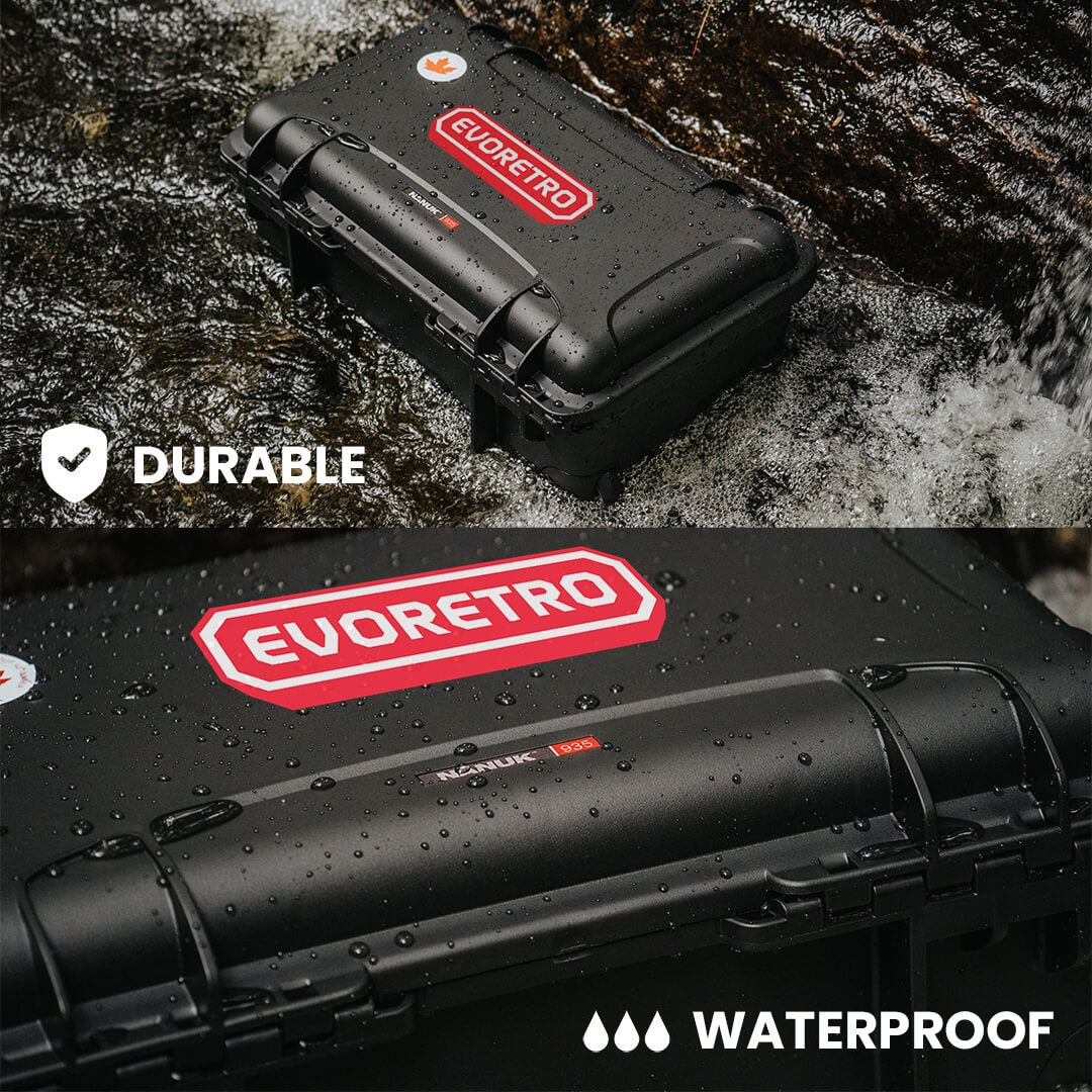 Valise à Roulettes Imperméable EVORETRO – Capacité de 160 Cartes Gradées