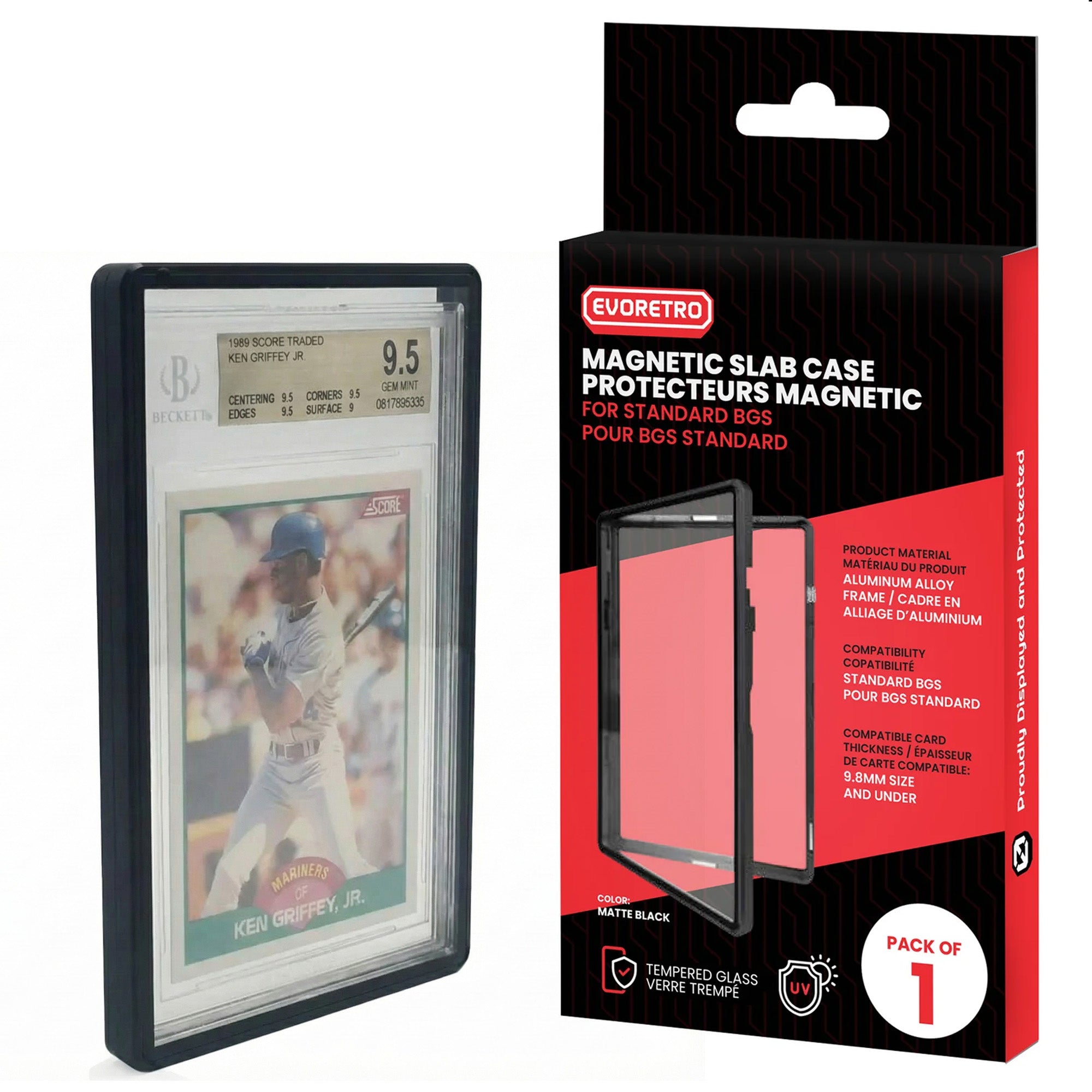 Étui magnétique BGS Beckett pour dalle – Noir mat