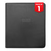 EVORETRO 4x3 trading card binder with zipper black pack of 1 holds 528 cards