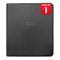EVORETRO 4x3 trading card binder with zipper black pack of 1 holds 528 cards