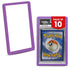 10 pack purple bumper graded slab protectors for PSA slabs protecting trading card cases