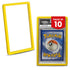 10 pack yellow bumper graded slab protectors for PSA slabs protecting trading card cases
