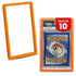 10 pack orange bumper graded slab protectors for PSA slabs protecting trading card cases