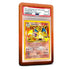 Orange black glitter bumper graded slab protector for PSA slabs protecting trading cards