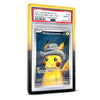 Yellow black glitter bumper graded slab protector for PSA slabs protecting trading cards