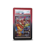 Red black glitter bumper graded slab protector for PSA slabs protecting trading cards