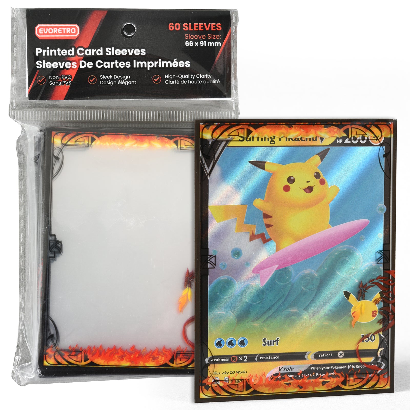 Pochettes de protection pour cartes parfaitement adaptées au jeu Pokemon et aux cartes à collectionner