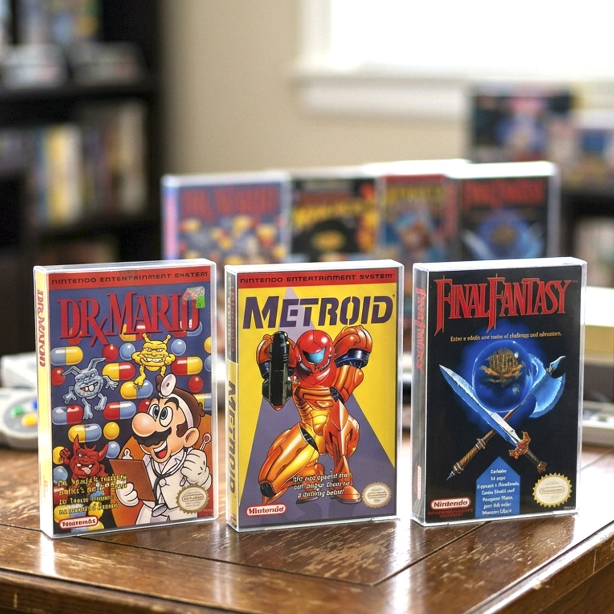 Protecteurs PET EVORETRO pour boîtes de jeux Nintendo NES — paquet de 25