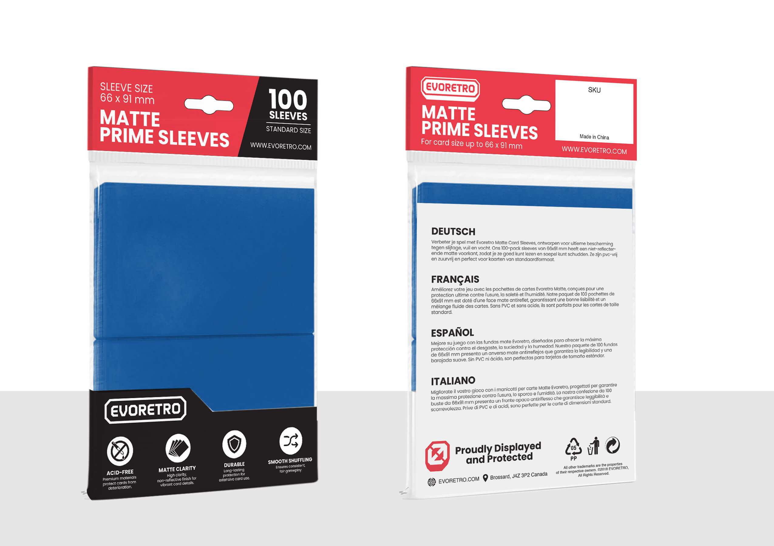 Toploaders & Sleeves EVORETRO Canada Toploaders & Sleeves EVORETRO Canada
