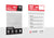 Front and back view of EVORETRO Matte Card Sleeves in Transparent, standard size 66 x 91 mm, 100 pack. Packaging showcases a black and red design with clear indicators and product details.