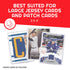 EVORETRO Top Loader 100 pt for Sport Card with Memorial 100pt