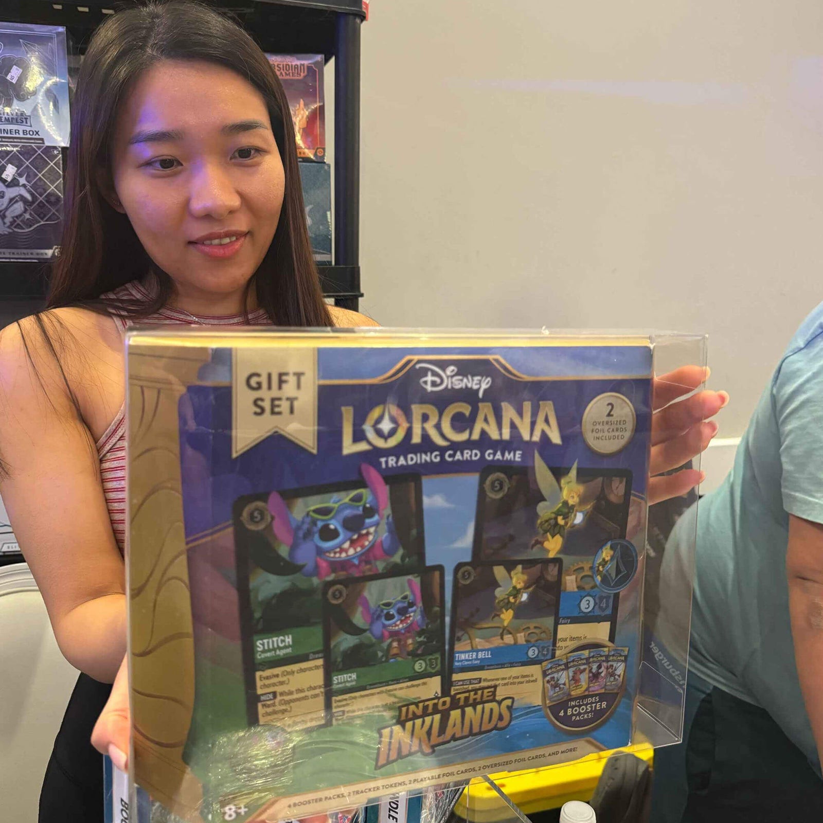 Coffret cadeau Lorcana Into the Inklands, protection de vitrine EVORETRO, lot de 2
