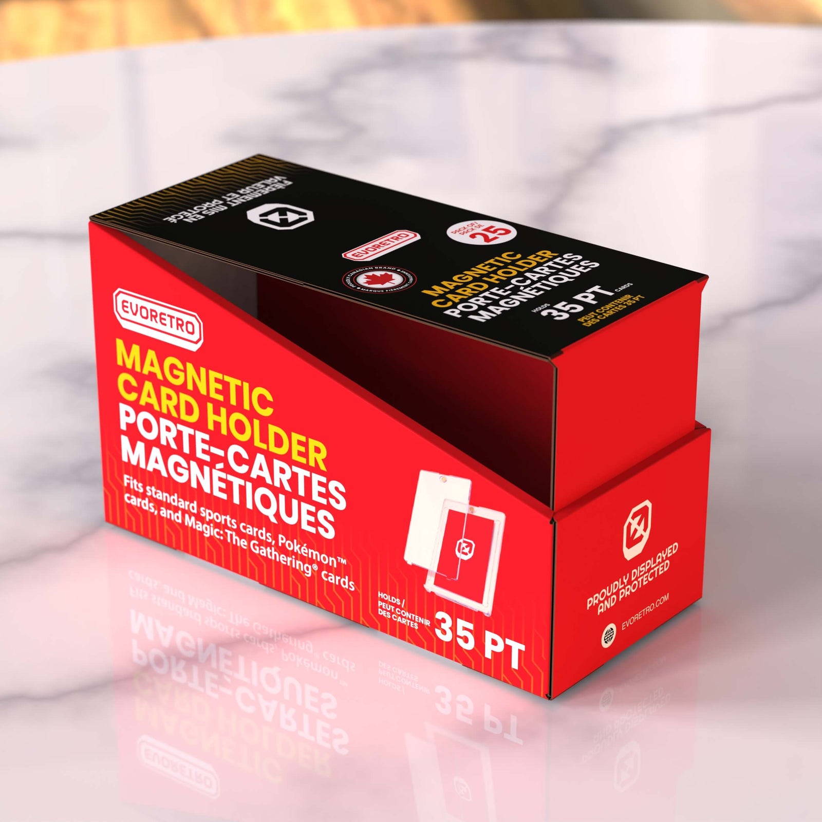 Porte-cartes magnétiques One Touch – Paquet de 25
