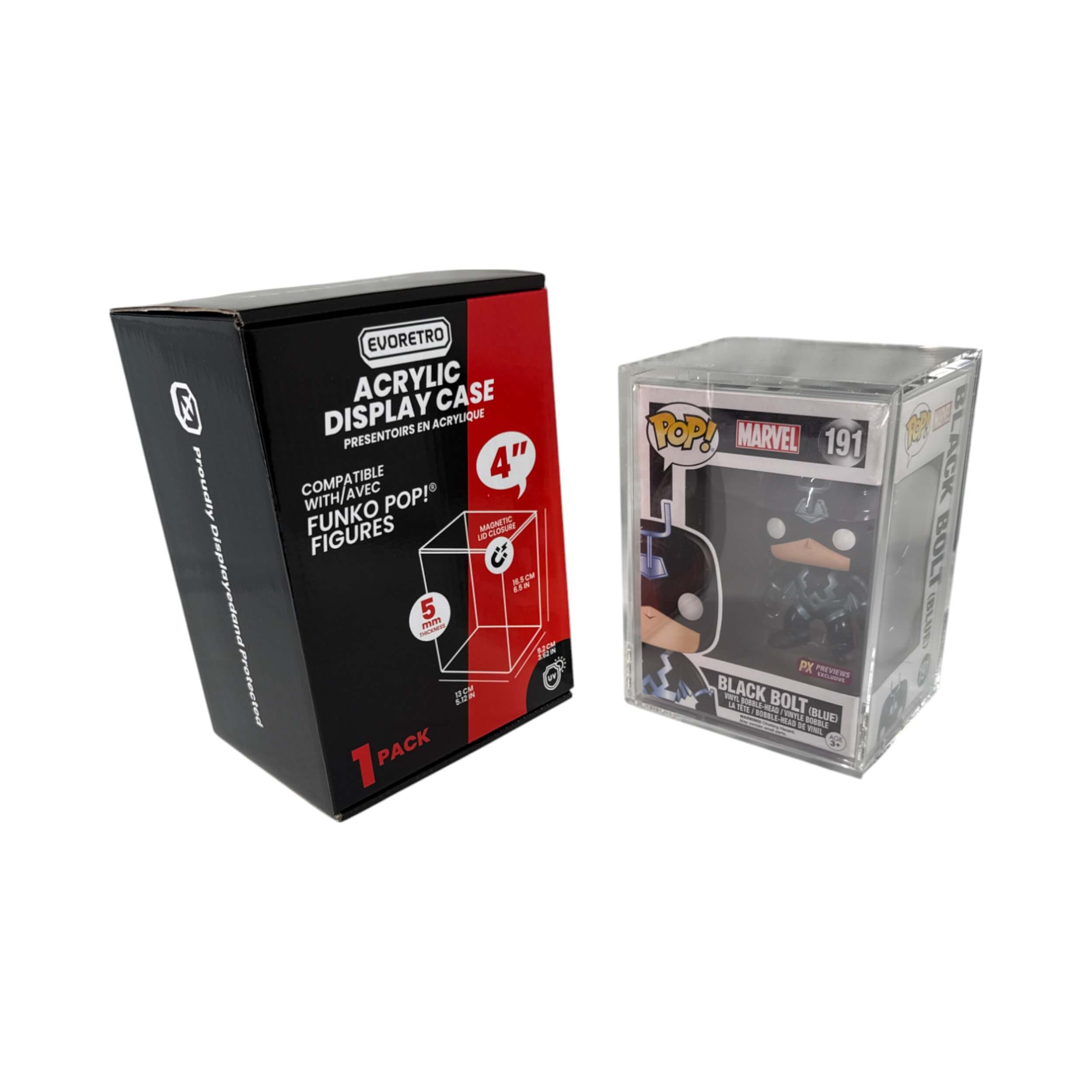 Boîte d’Exposition en Acrylique pour Funko Pop Standard 4" – Paquet de 1