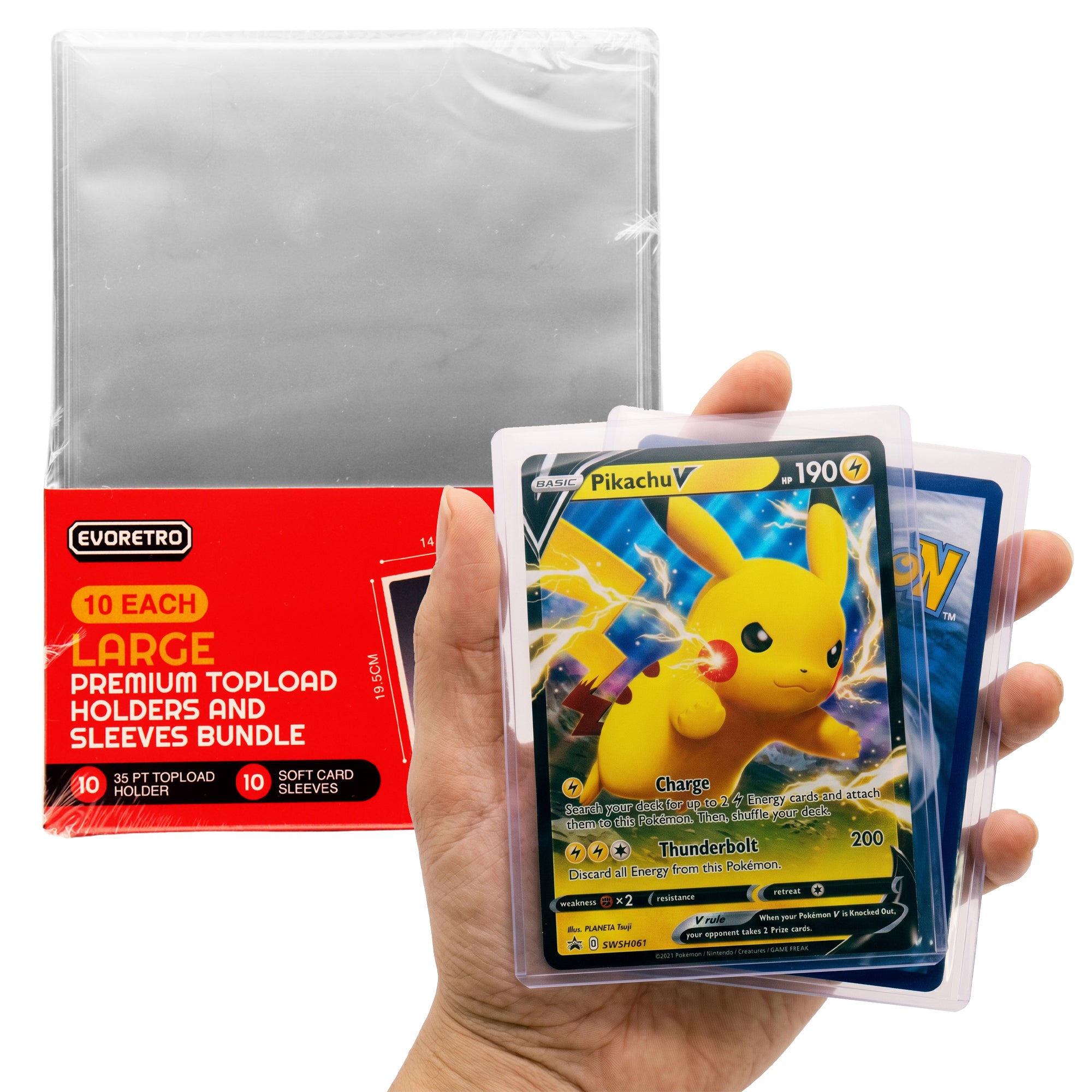what pt toploader for pokemon cards XL Oversized Toploaders Versatile Protection for Your Collection This topload holder provides excellent protection whether your cards are stored in a binder Toploaders & Sleeves Collection