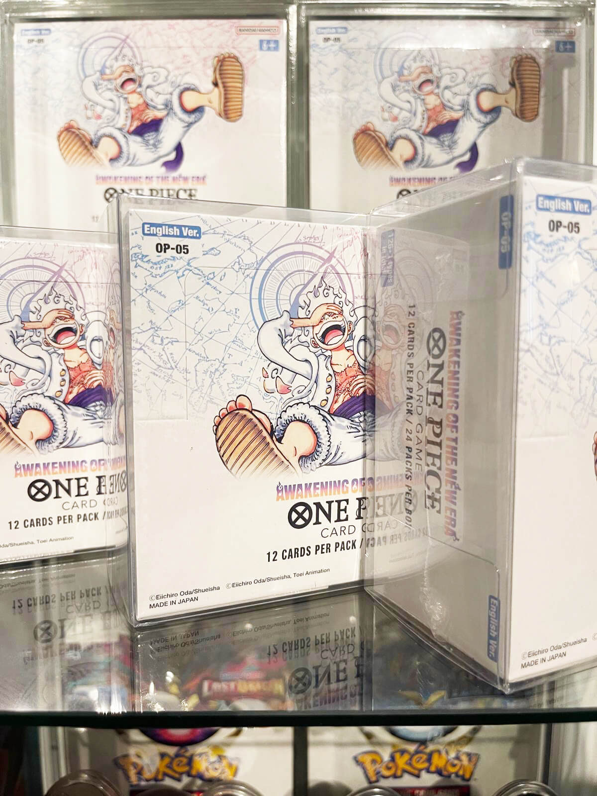 One Piece Booster Box PET Protectors (English, OPP 4-6, 0.40mm, 5-Pack)