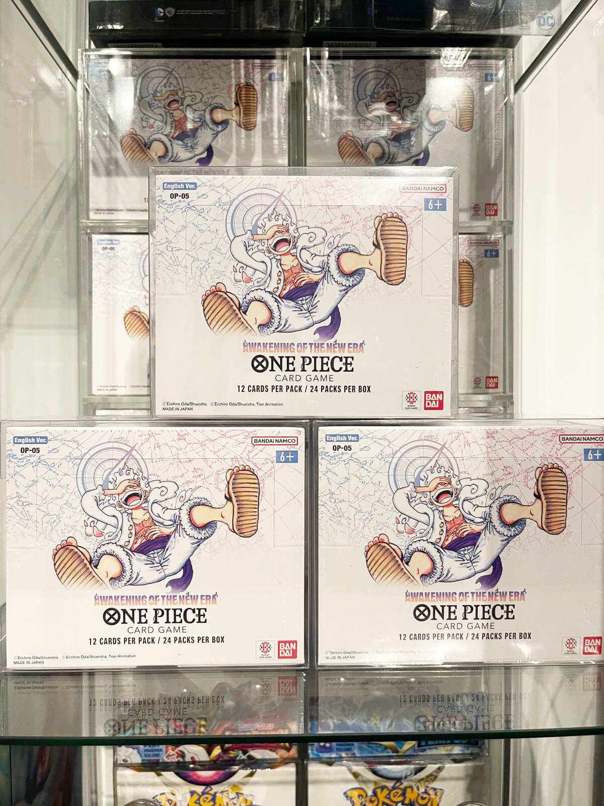 One Piece Booster Box PET Protectors (English, OPP 4-6, 0.40mm, 5-Pack)