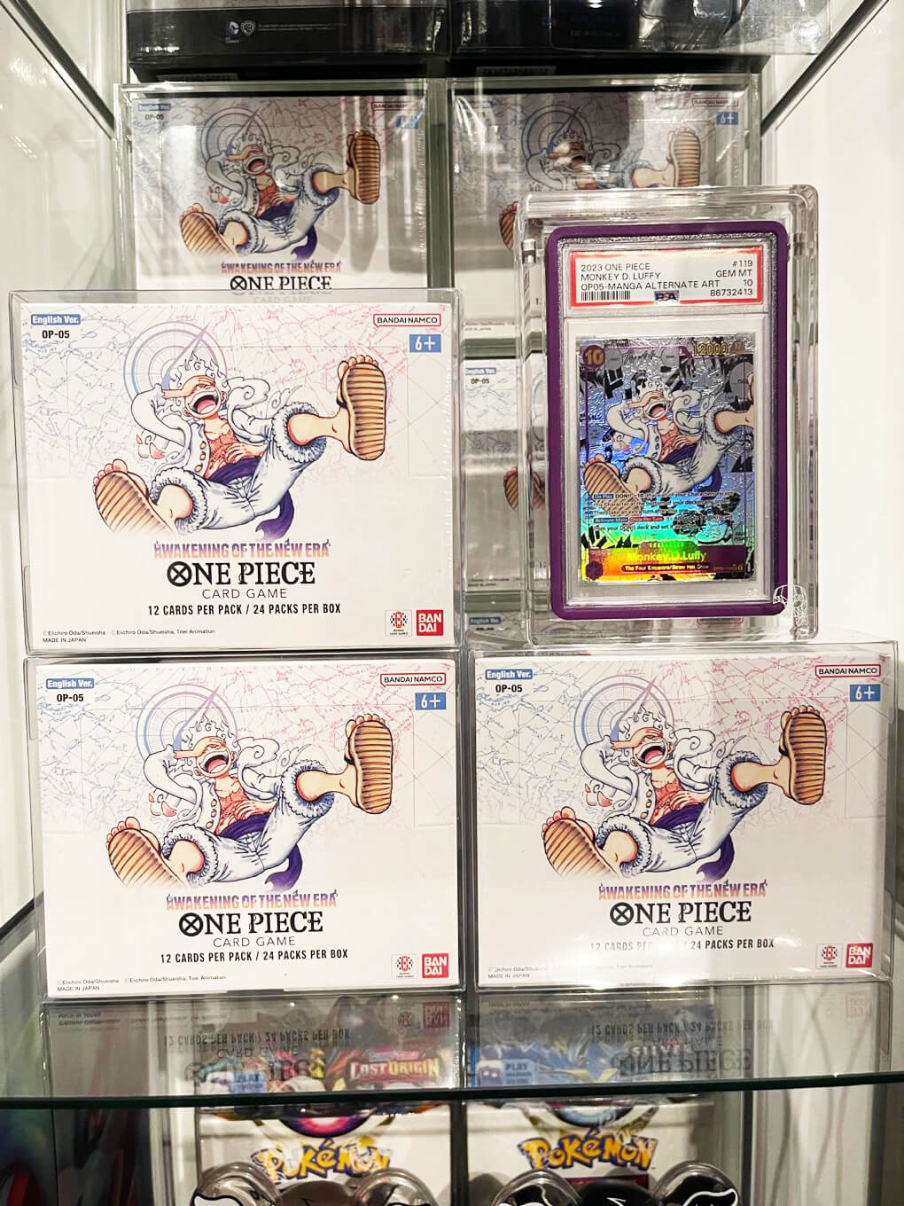 One Piece Booster Box PET Protectors (English, OPP 4-6, 0.40mm, 5-Pack)