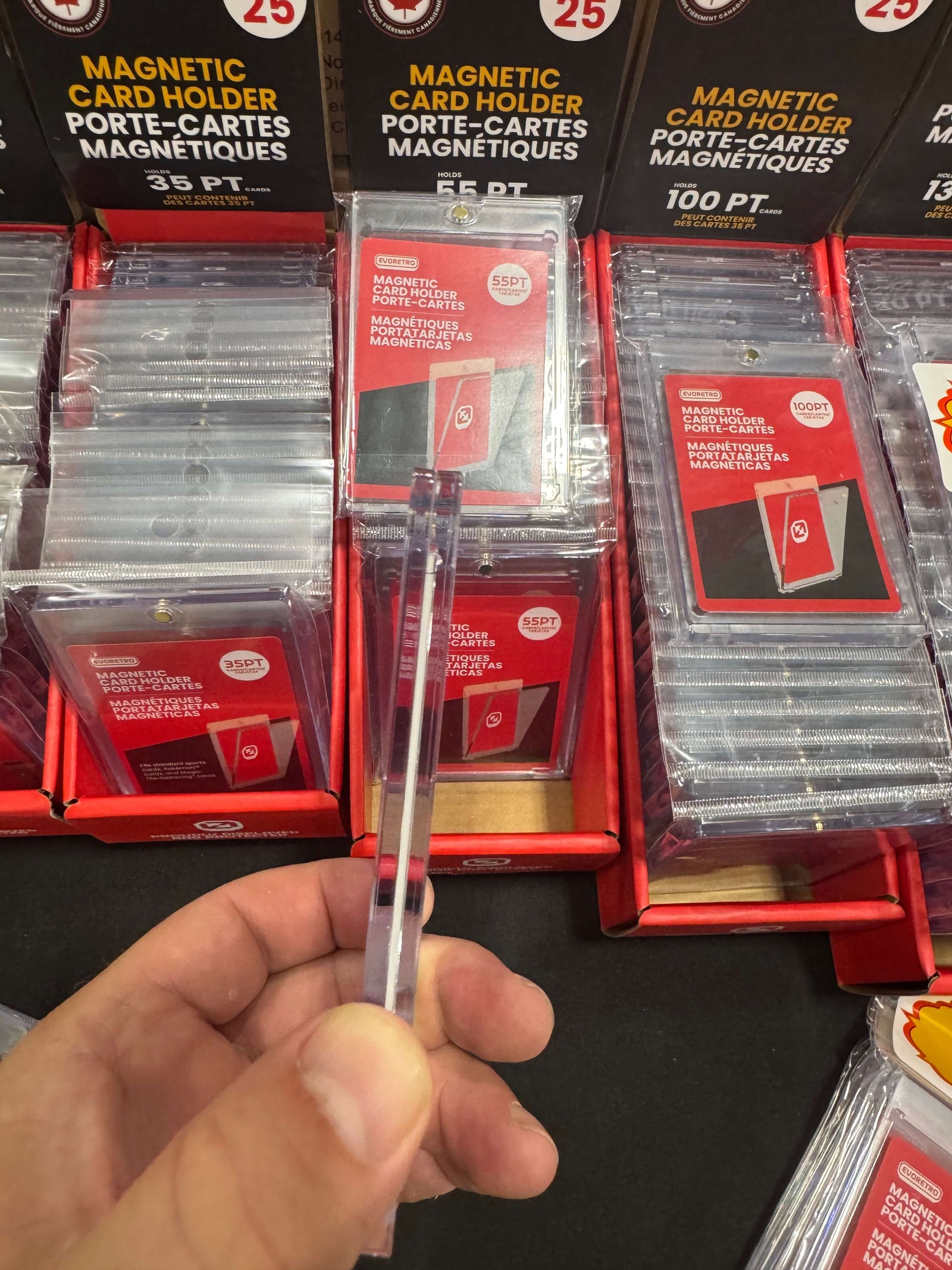 Porte-cartes magnétiques One Touch – Paquet de 25