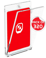 One-touch magnetic trading and game card holder – rigid protective display case – EVORETRO pack of 320