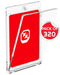 One-touch magnetic trading and game card holder – rigid protective display case – EVORETRO pack of 320
