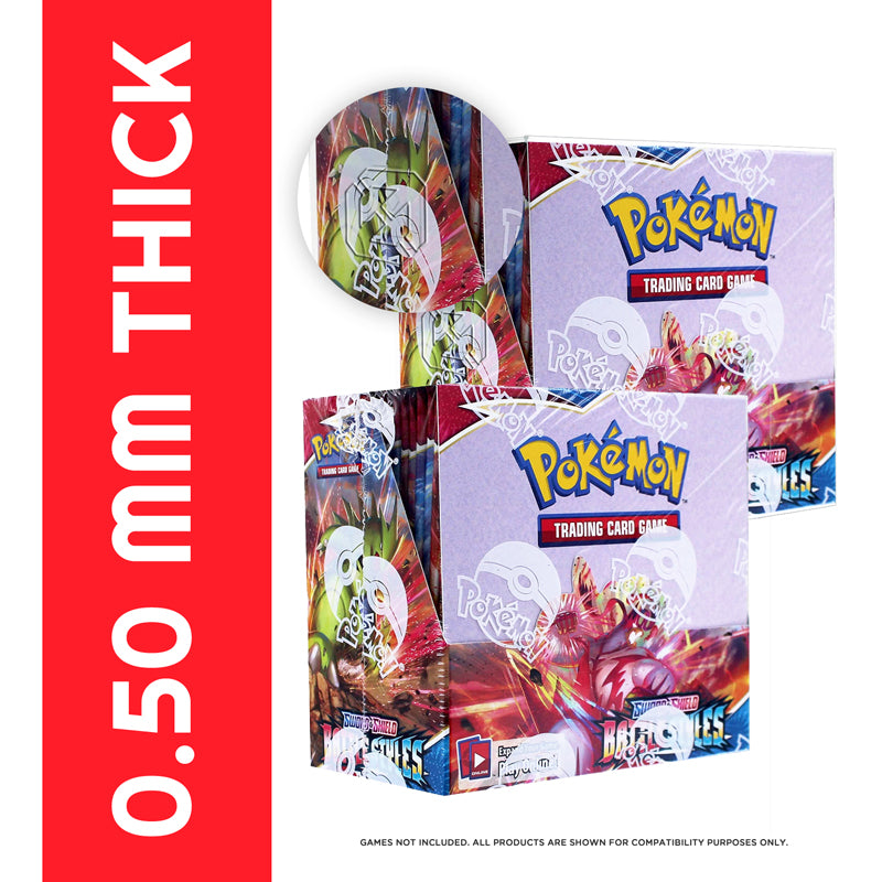 Booster Pokémon Grande boîte PET Protector Soft Crease 0,50 MM