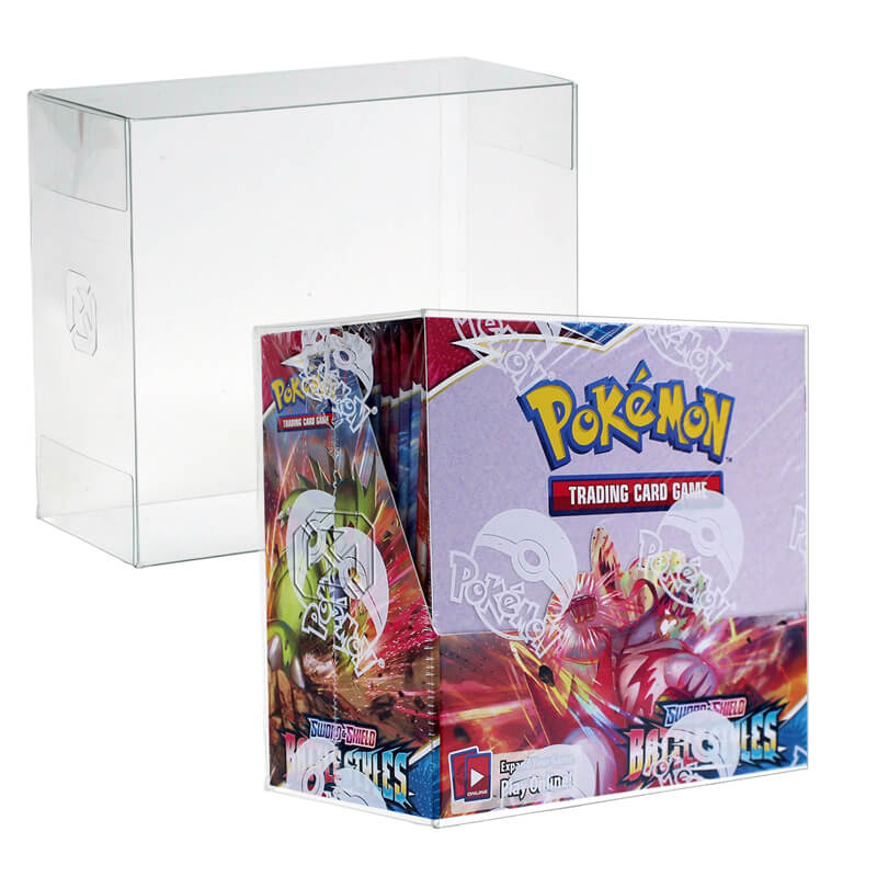 5x Pokemon Booster Large Box PET Protector Soft Crease 0.50 MM