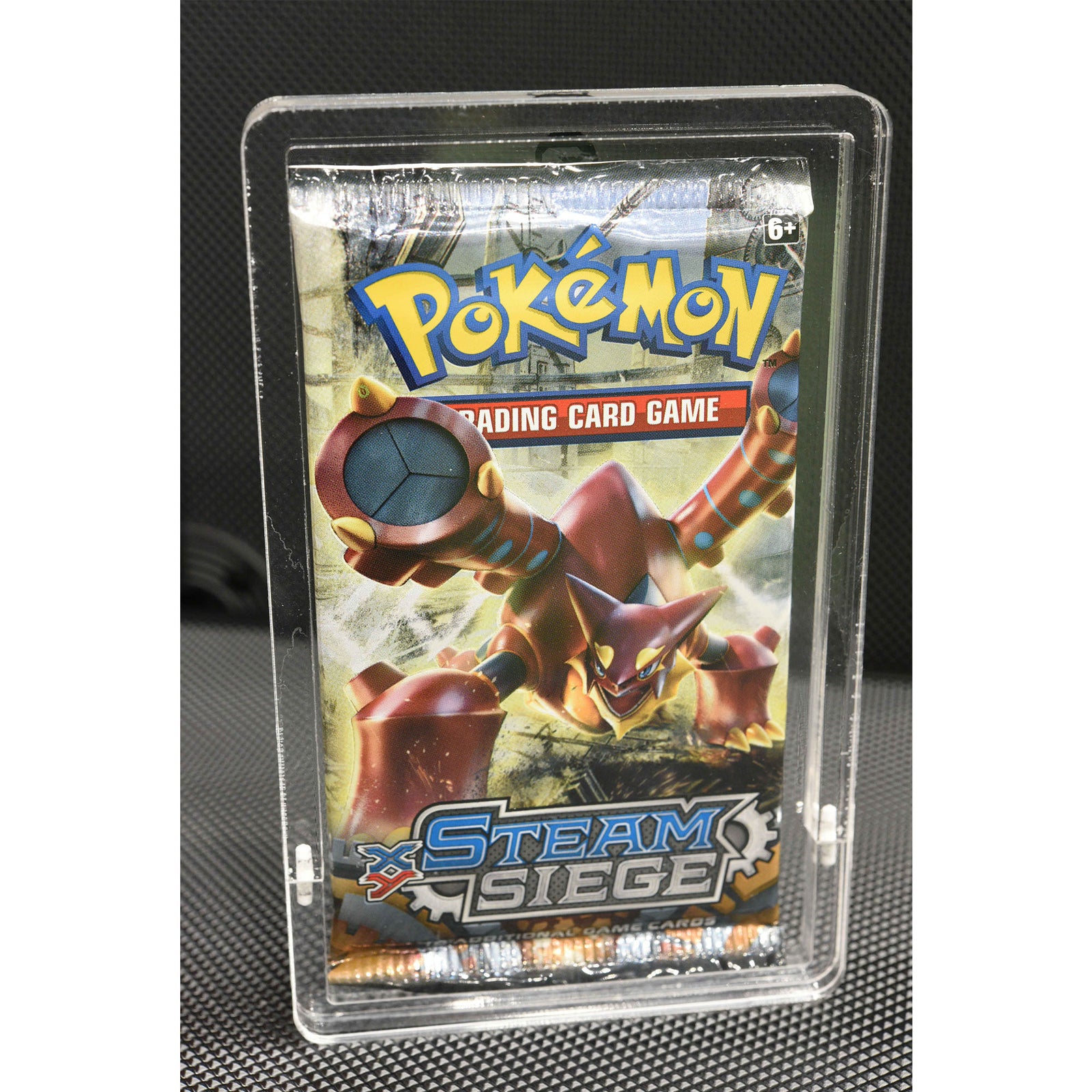 Pokemon Booster Pack Case English Size with Magnetic Lock Lid - Acrylic Protector 3MM - Pack of 2