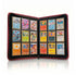 Red 9 pocket zip up binder