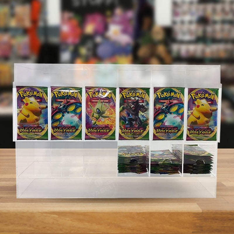 30% Deposit Pre-order Pokémon Booster Pack 6-Slot Acrylic Display Dispenser delivery End of June - EVORETRO Canada