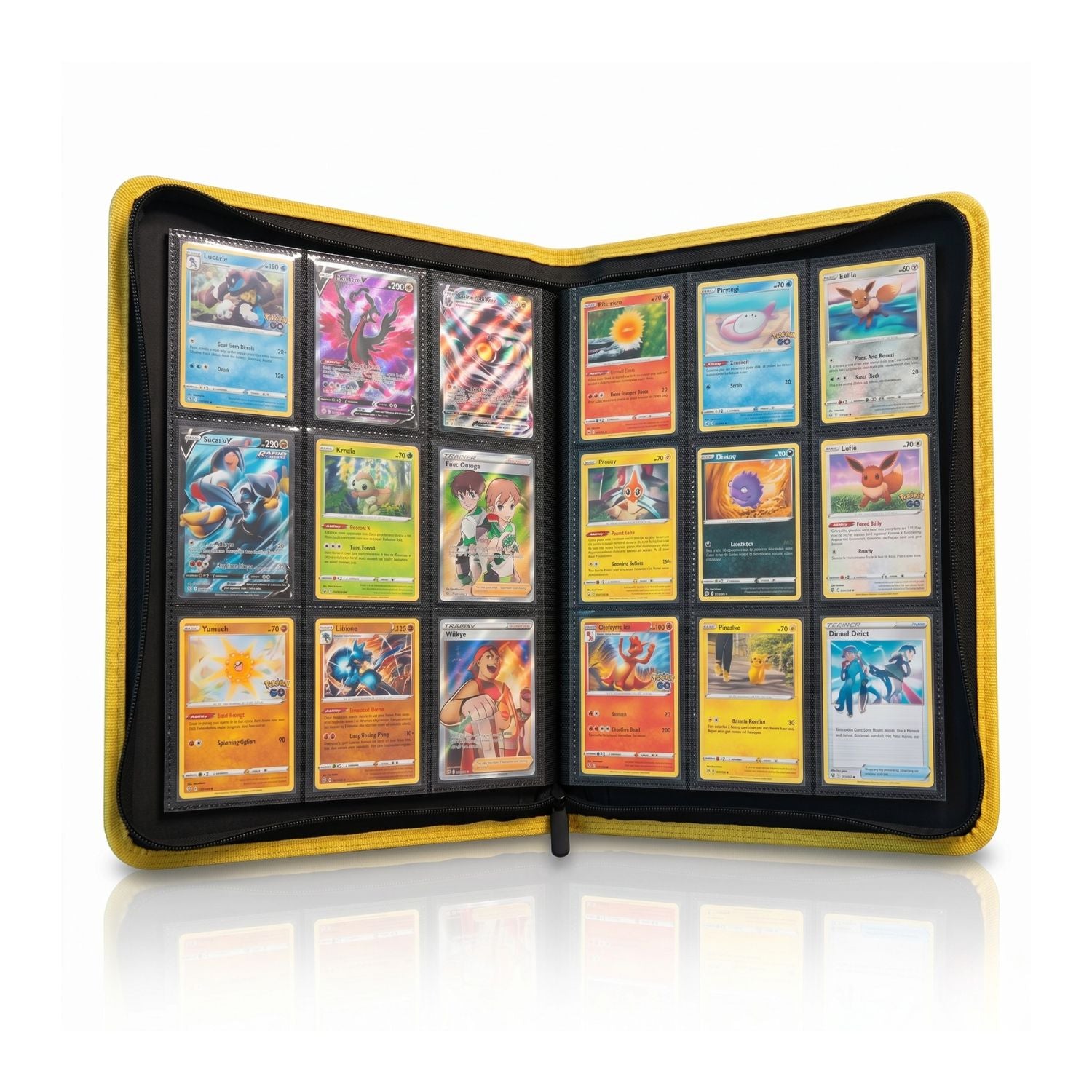 EVORETRO 9-Pocket Zip-Up Trading Card Zipper Binder for 360 cards – EVORETRO Canada