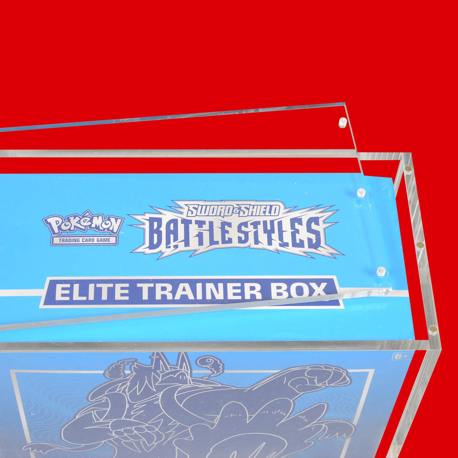 acrylic etb display case with magnetic lid