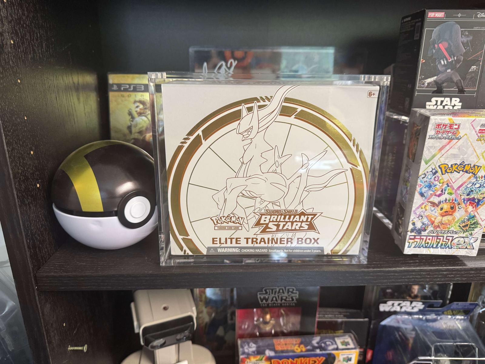 acrylic etb display case with magnetic lid