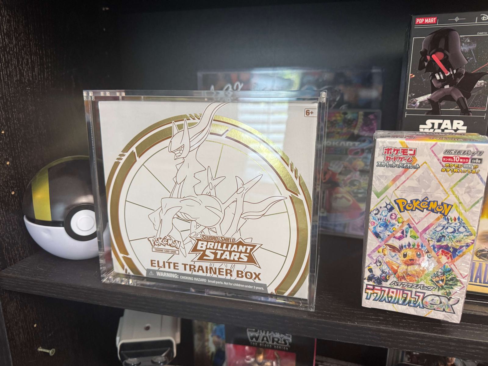 acrylic etb display case with magnetic lid