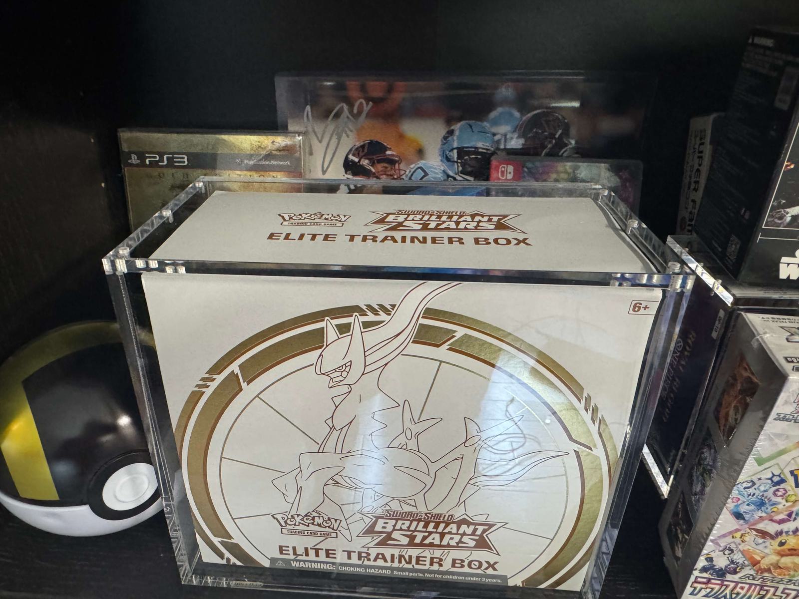 acrylic etb display case with magnetic lid
