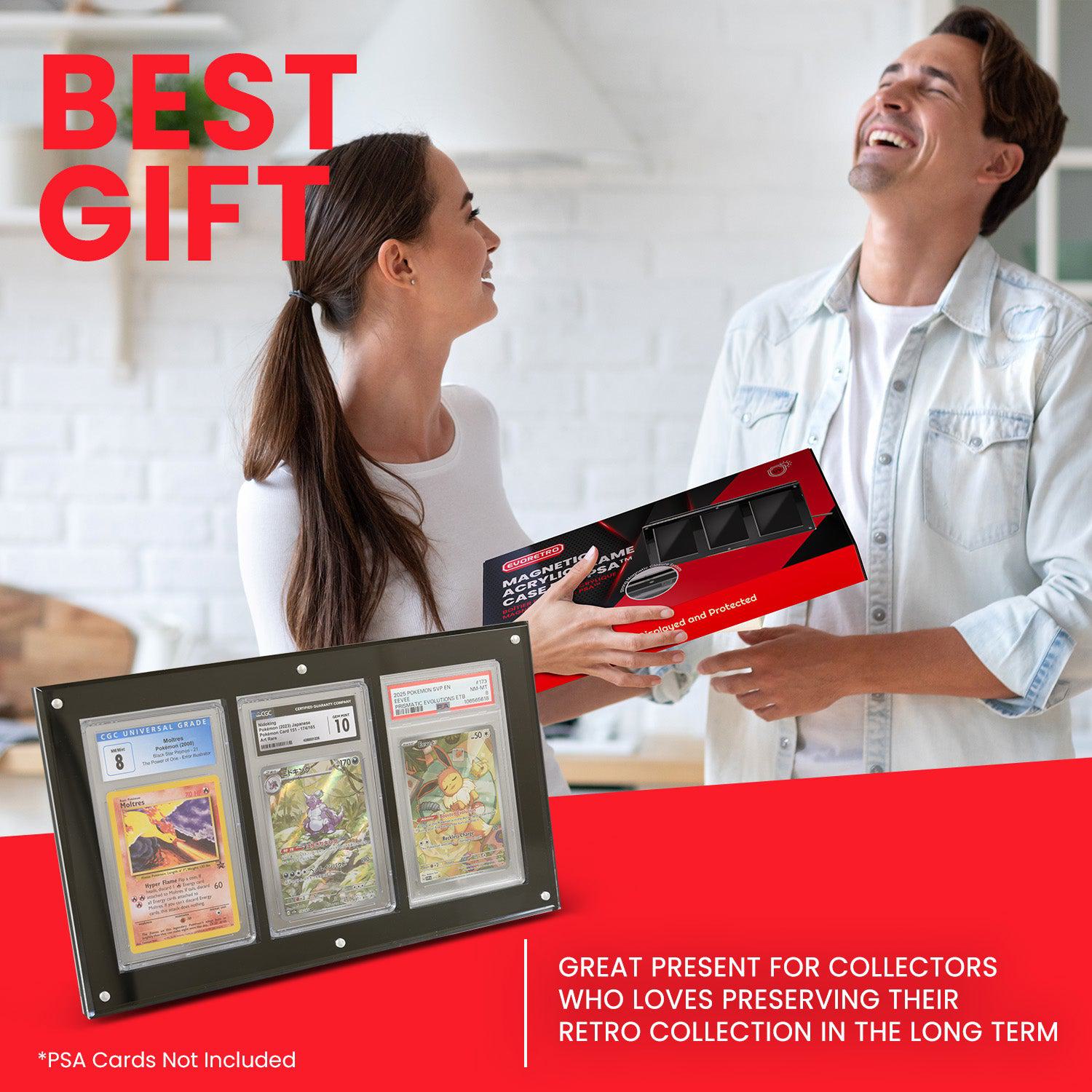 acrylic frame for psa 3 slots