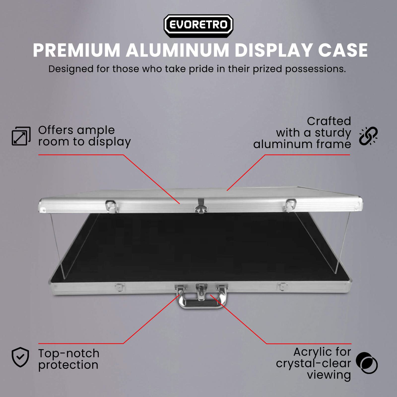 aluminum acrylic clear top display