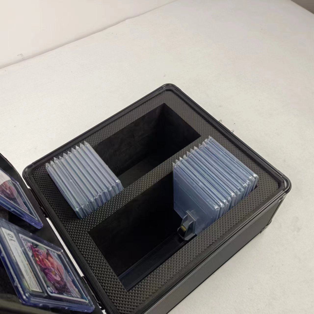 aluminum graded card storage box tsa lock