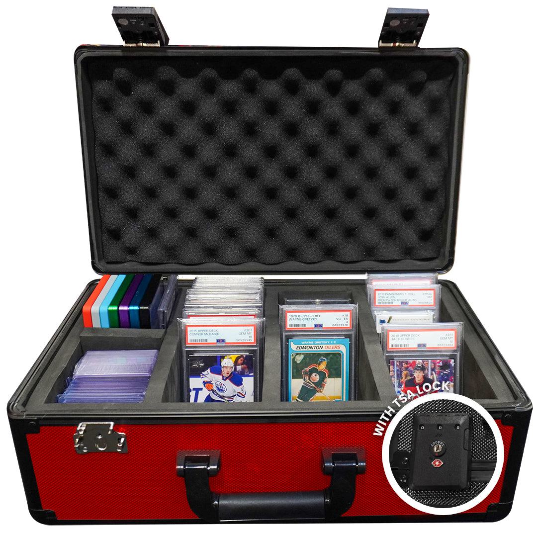 aluminum graded card storage box tsa lock