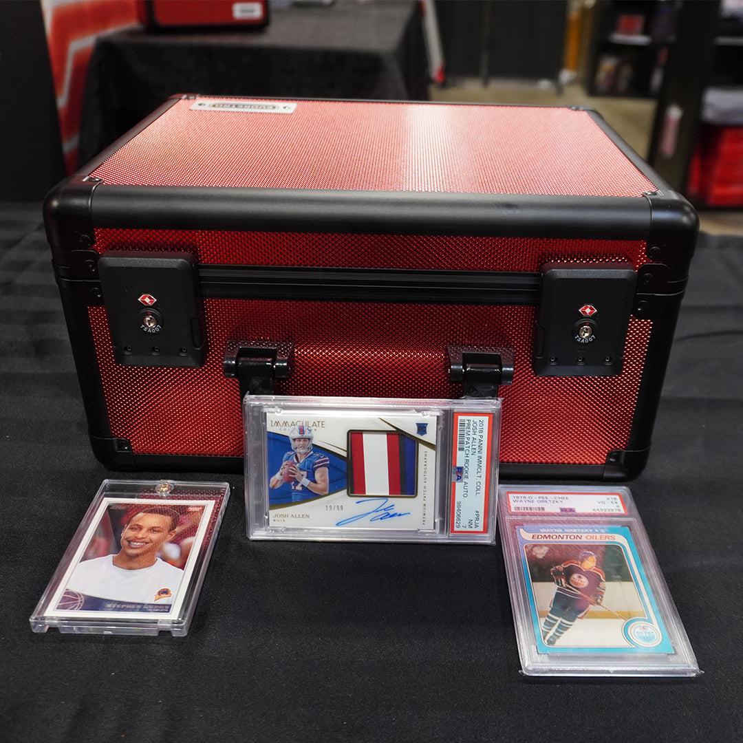 aluminum graded card storage box tsa lock