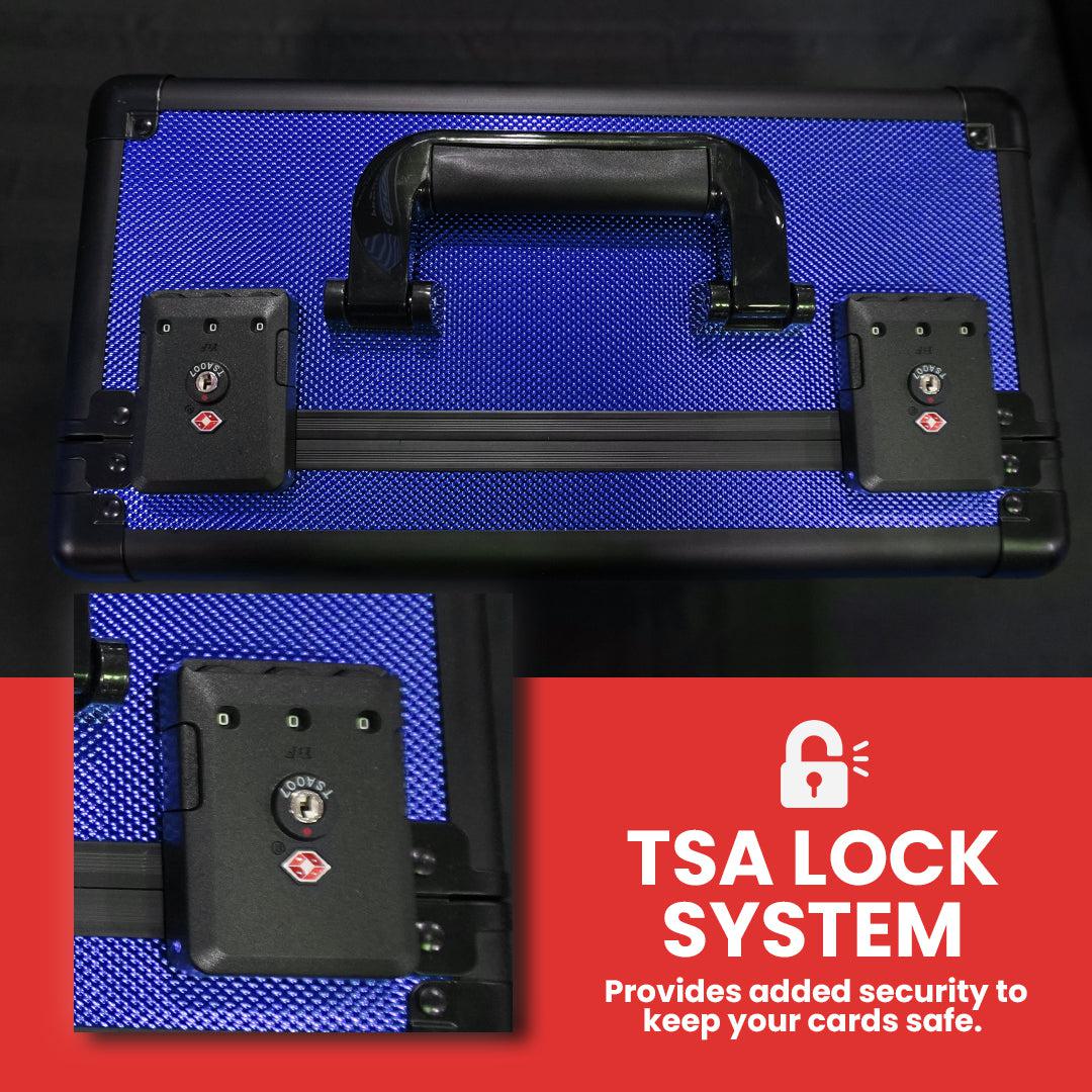 aluminum graded card storage box tsa lock