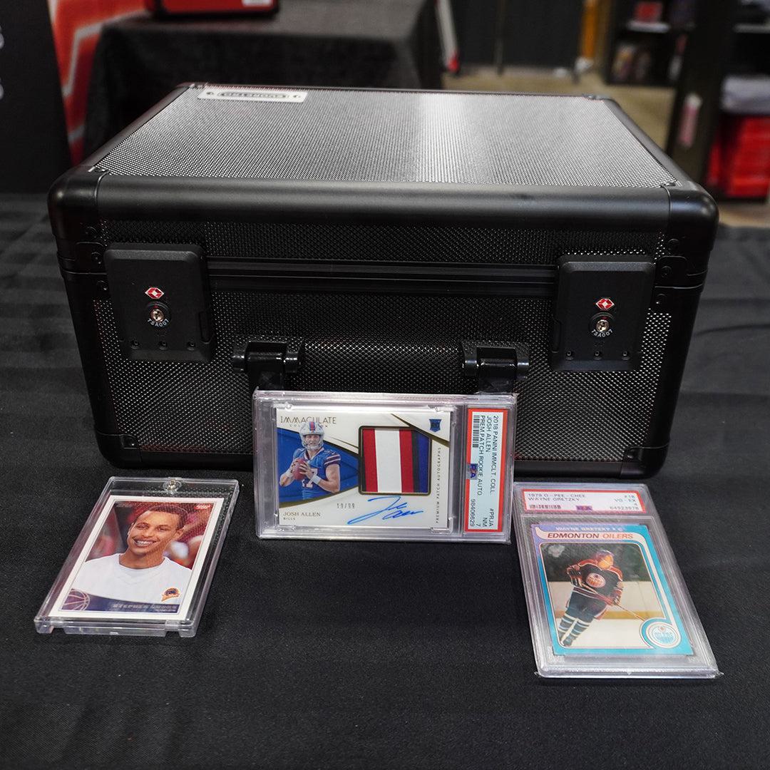 aluminum graded card storage box tsa lock