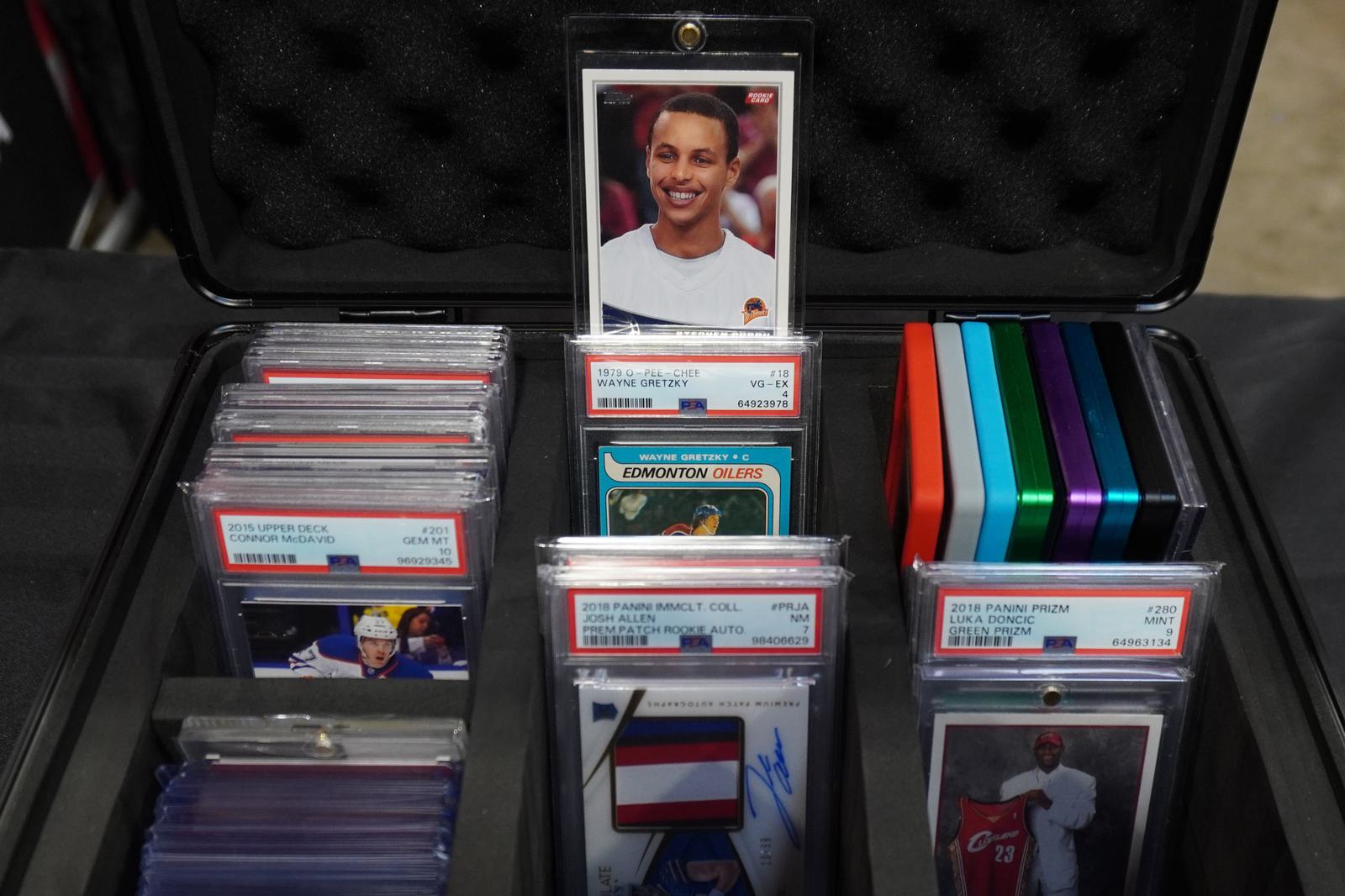 aluminum graded card storage box tsa lock