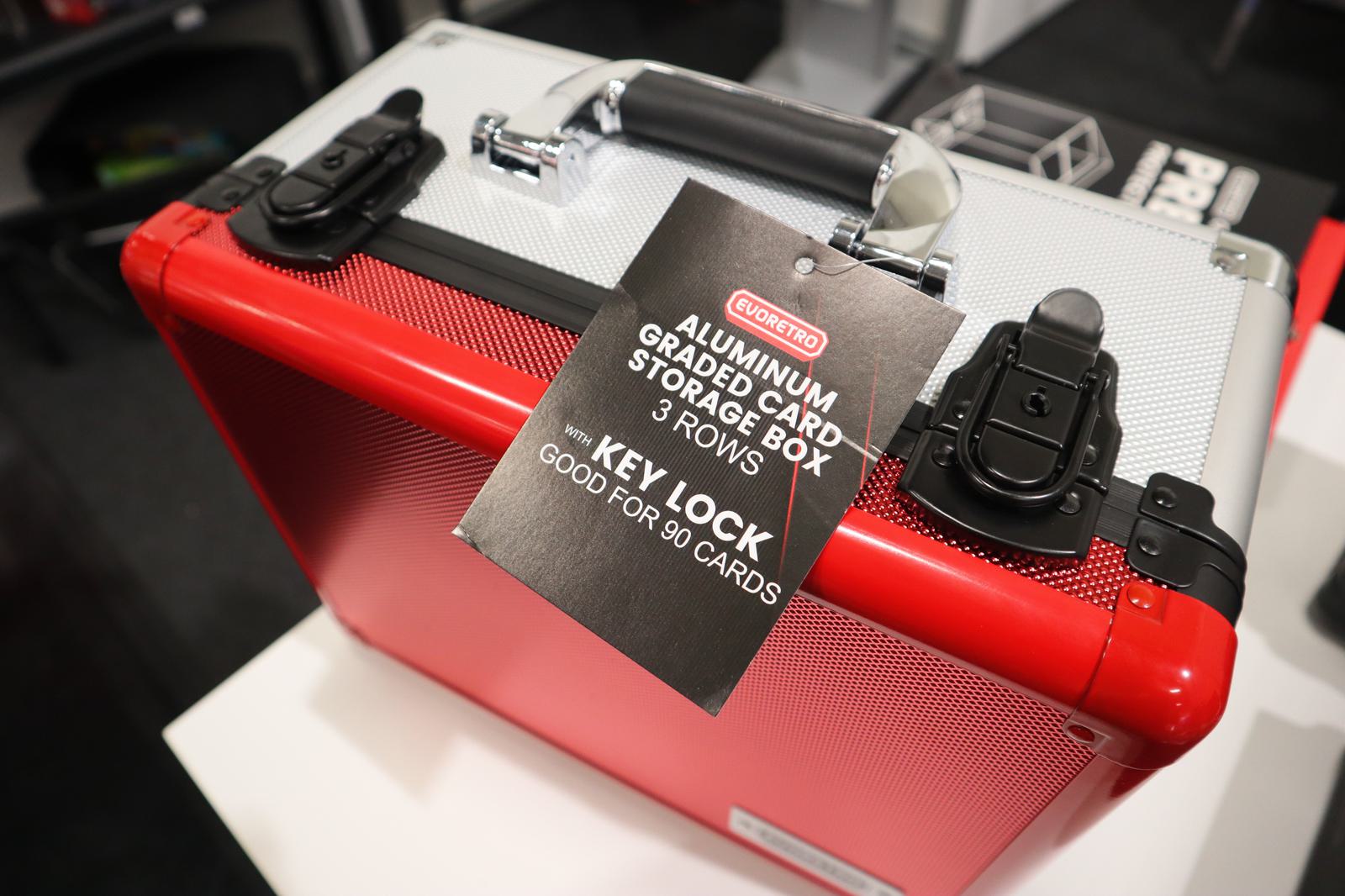 aluminum graded card storage box tsa lock